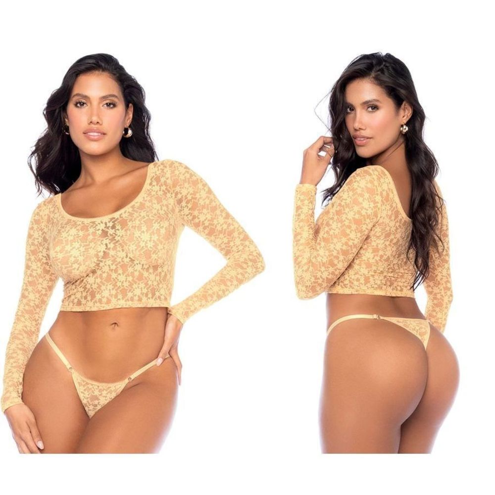 Mapale 8918 Two Piece Set Color Light Yellow